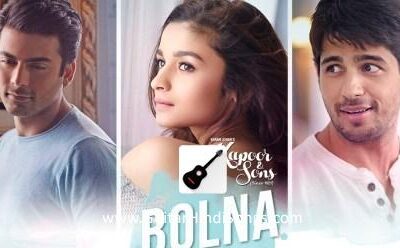 Bolna | Kapoor and Sons | Guitar | Tabs