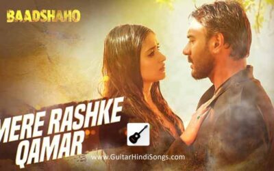 Mere Rashke Qamar | Guitar | Tabs