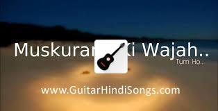 Muskurane Ki Wajah Tum Ho | Guitar | Tabs | Single String