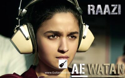 Ae Watan | Raazi | Guitar | Single String