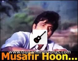 Musafir Hoon Yaaron | Kishore Kumar | Guitar | Tabs