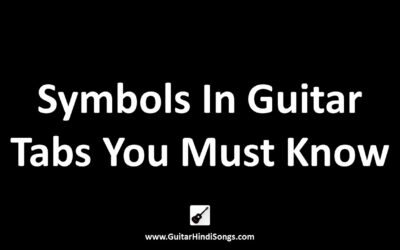 Symbols in Guitar Tabs You Must Know