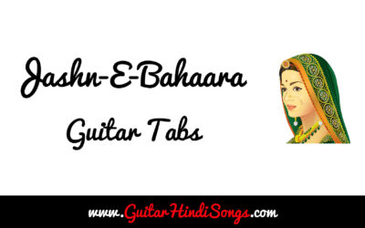 Jashn-E-Bahaara | Jodhaa Akbar | Guitar | Tabs